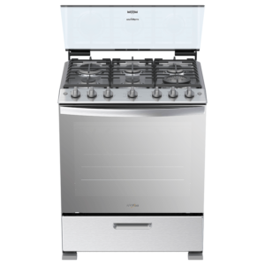 Whirlpool | Estufa de Gas Xpert Flamma De Piso 30″ 6 quemadores Gris