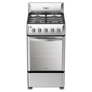 Whirlpool | Estufa de Gas Xpert Flamma Al Piso 20″ 4 quemadores Acero Inoxidable