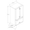 Kitchen Aid | Refrigerador French Door Full Depth 20 pies cúbicos - Imagen 7