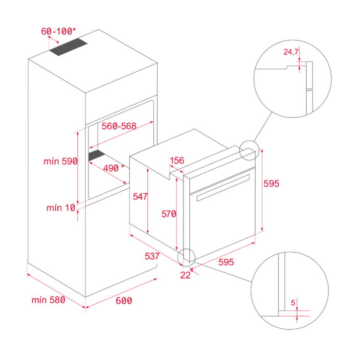 TEKA | Horno a Gas con Grill Eléctrico Multifunción con Convección - Imagen 7
