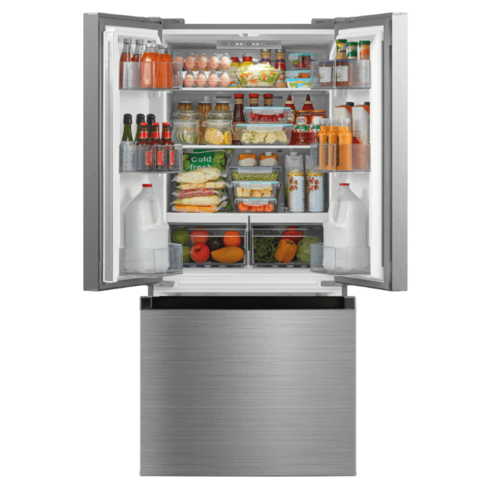 Midea |  Refrigerador French Door Plus Inverter Bru Steel 19 Pies Cúbicos / 529 L - Imagen 2