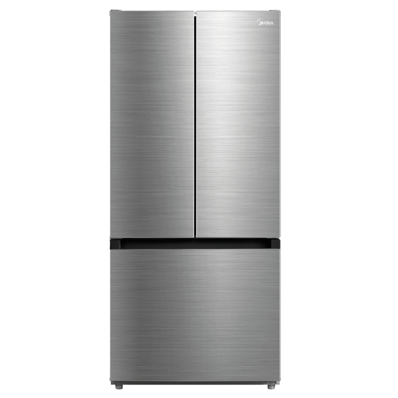 Midea |  Refrigerador French Door Plus Inverter Bru Steel 19 Pies Cúbicos / 529 L