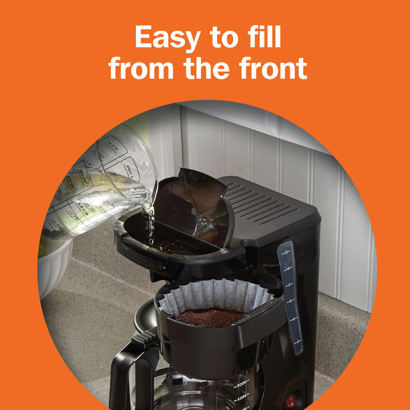 RCA | Cafetera para 12 tazas diseño compacto - Imagen 3