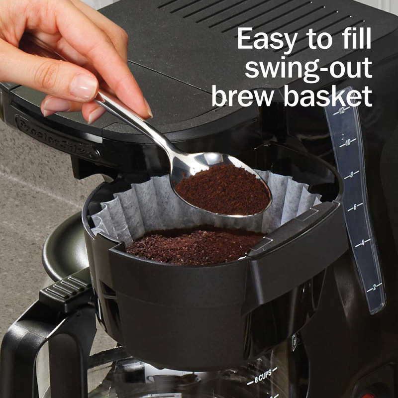 RCA | Cafetera para 12 tazas diseño compacto - Imagen 4