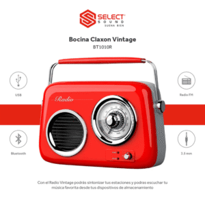 Select Sound | Bocina Bluetooth Vintage