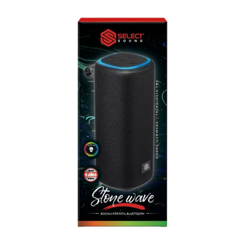 Select Sound | Bocina Portátil Bluetooth Stone Wave - Imagen 3