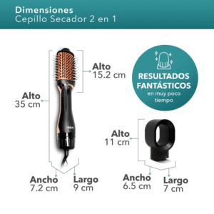 RCA | Cepillo Secador 2 en 1