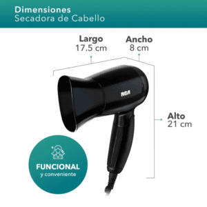 RCA | Secadora de Cabello 2 Velocidades