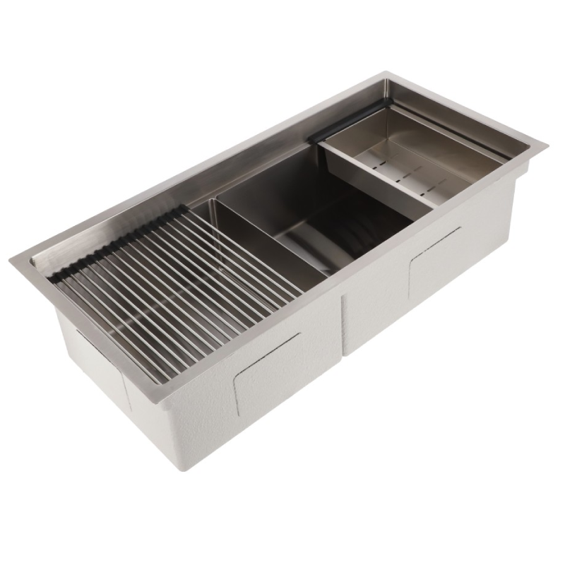 KELE | Tarja de empotre o submontado INOX - Imagen 3