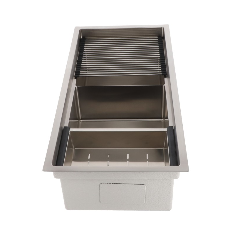 KELE | Tarja de empotre o submontado INOX - Imagen 4