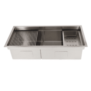 KELE | Tarja de empotre o submontado INOX